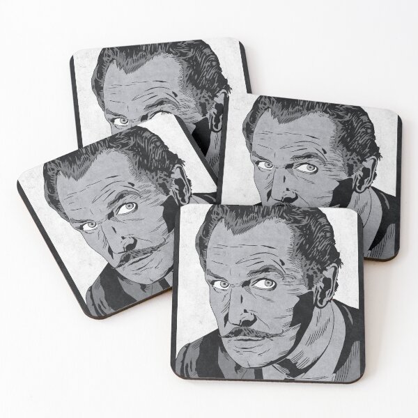 Item preview, FREDERICK LOREN - The House on Haunted Hills  (Greyscale) designed and sold by FamousWeirdosRB.