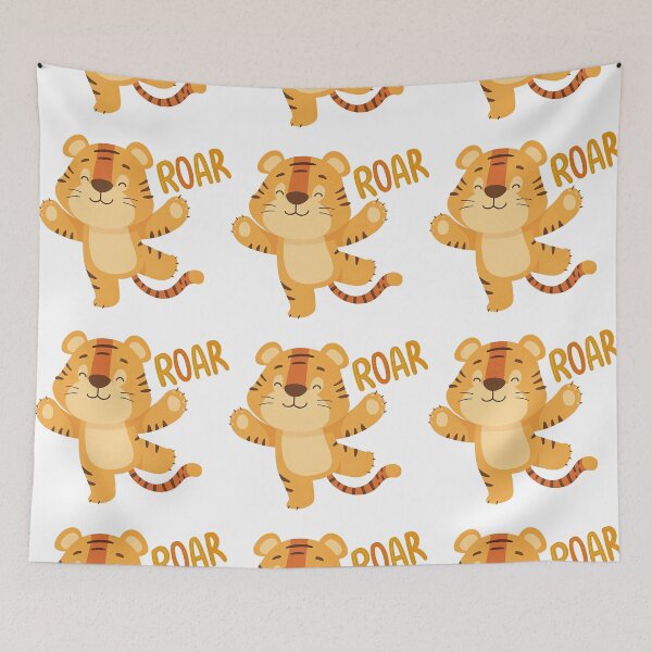 Item preview, Cute Cartoon Tiger Roar Kids Design designed and sold by ArtfulWeave.