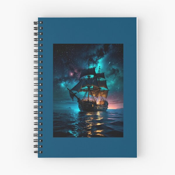 Item preview, Space sailing pirate ship designed and sold by TerradVents.