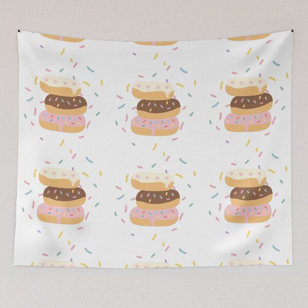 Item preview, Cute Pastel Donuts with Sprinkles Design designed and sold by ArtfulWeave.