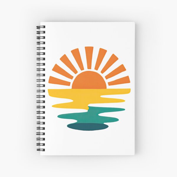 Item preview, Retro Sunset Beach Minimalist Design designed and sold by ArtfulWeave.