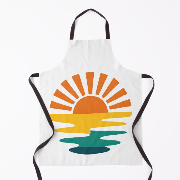 Item preview, Retro Sunset Beach Minimalist Design designed and sold by ArtfulWeave.