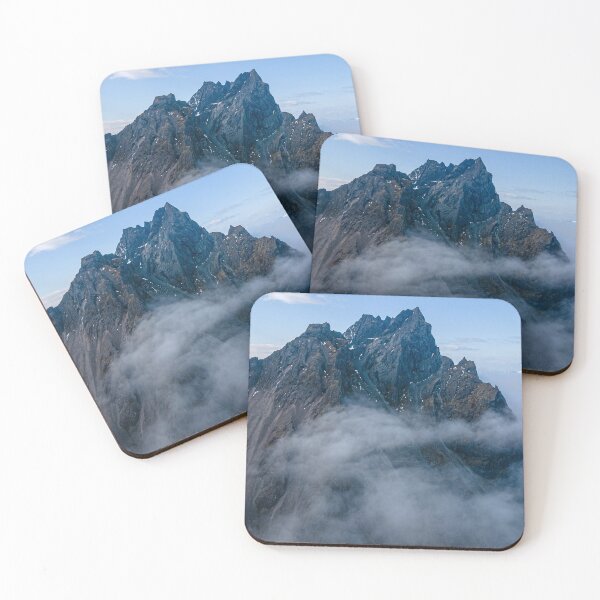 Item preview, Majestic Vestrahorn in the Mist – Iceland Aerial Photography designed and sold by Kristvin Gudmundsson.