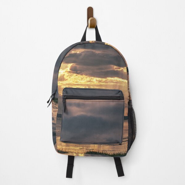 Item preview, Golden Light Over Icelandic Mountains – Sunset Rays Landscape designed and sold by Kristvin Gudmundsson.