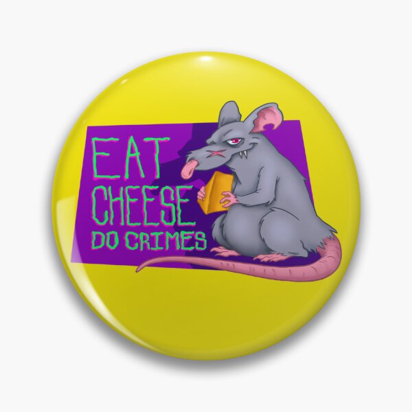 Item preview, Eat Cheese, Do Crimes designed and sold by Dead Possum Designs.