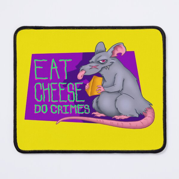 Item preview, Eat Cheese, Do Crimes designed and sold by Dead Possum Designs.