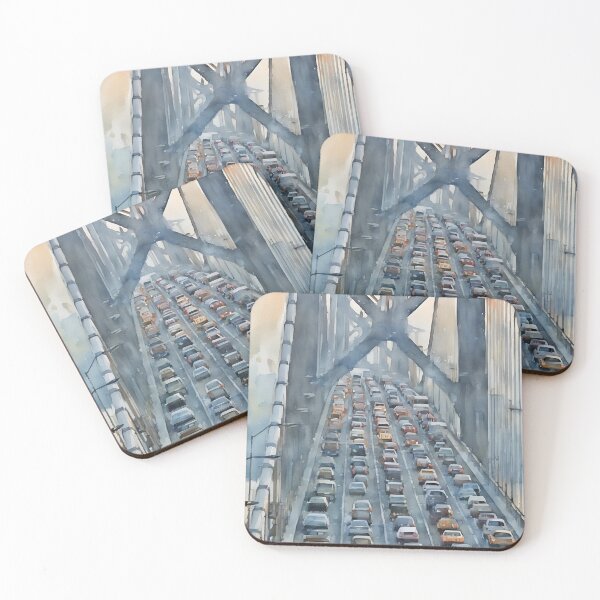 Item preview, Bay Bridge Blockage designed and sold by RCWatercolours.