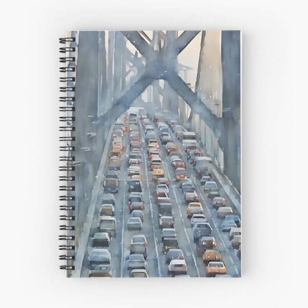 Item preview, Bay Bridge Blockage designed and sold by RCWatercolours.