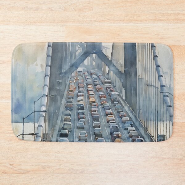 Item preview, Bay Bridge Blockage designed and sold by RCWatercolours.