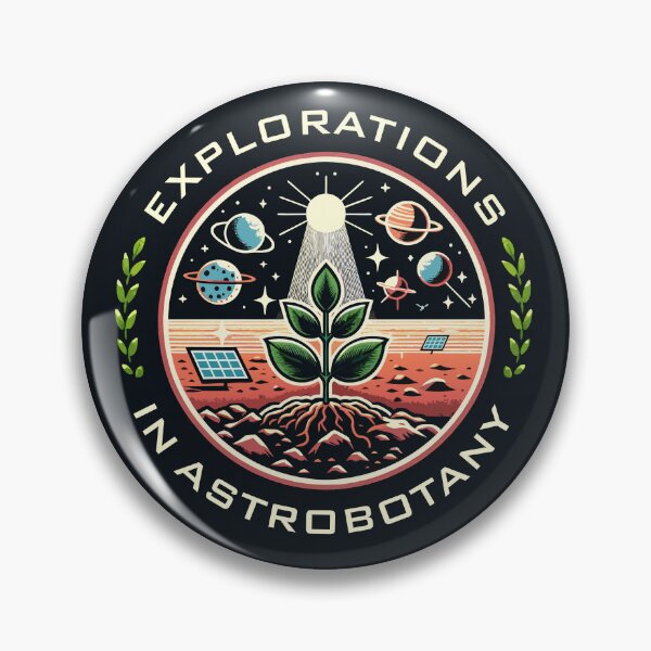 Item preview, Explorations in Astrobotany Space Science Emblem Design designed and sold by opalskystudio.