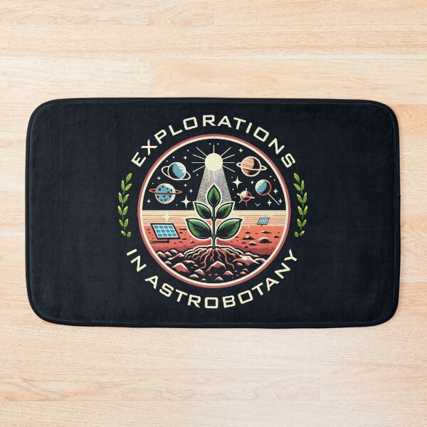 Item preview, Explorations in Astrobotany Space Science Emblem Design designed and sold by opalskystudio.
