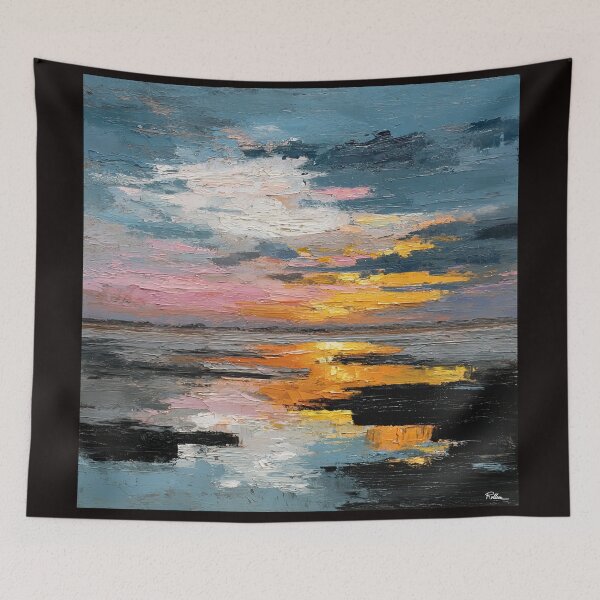 Item preview, REFLECTIONS OF THE EMBER SKY designed and sold by ArtbyRolleen.