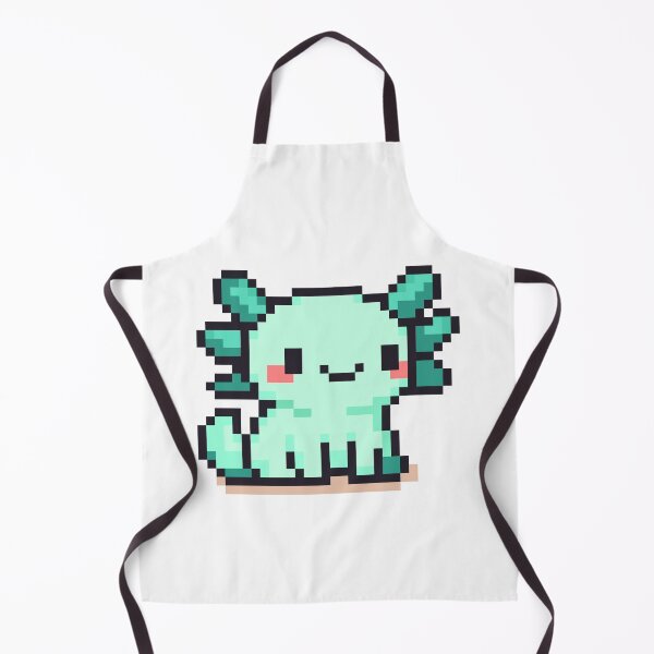 Item preview, Tiny Pixel Axolotl – Minty Standing Cutie designed and sold by retro_pixel.