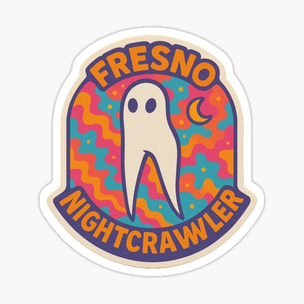 Item preview, Groovy Fresno Nightcrawler designed and sold by Abnormal Apparel.