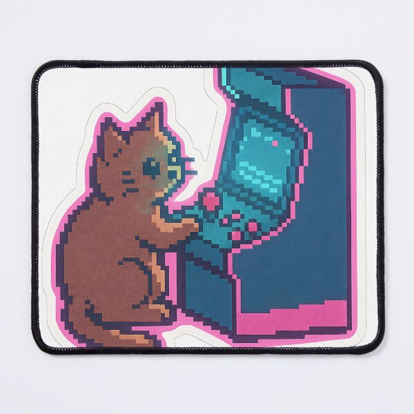 Item preview, Retro Cat Arcade designed and sold by Throwback Trends.