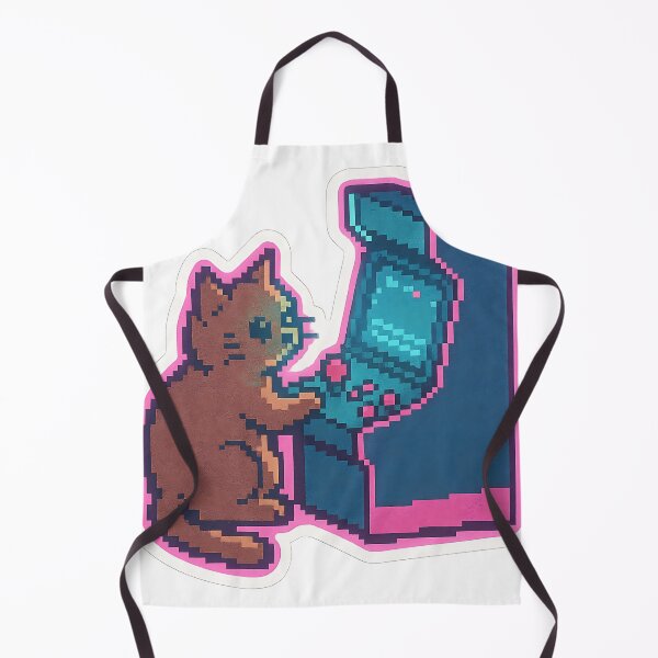 Item preview, Retro Cat Arcade designed and sold by Throwback Trends.