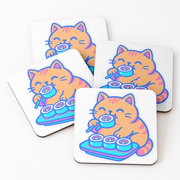 Item preview, Sushi Cat Feast designed and sold by Throwback Trends.