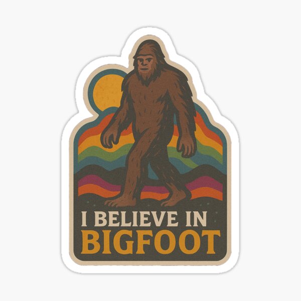 Item preview, Colorful Bigfoot  designed and sold by Abnormal Apparel.