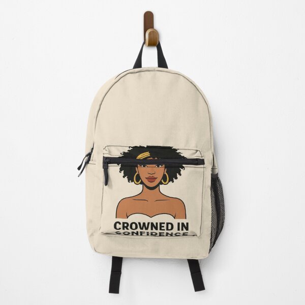 Item preview, Crowned in Confidence – Afro Queen Illustration designed and sold by The Melanic.