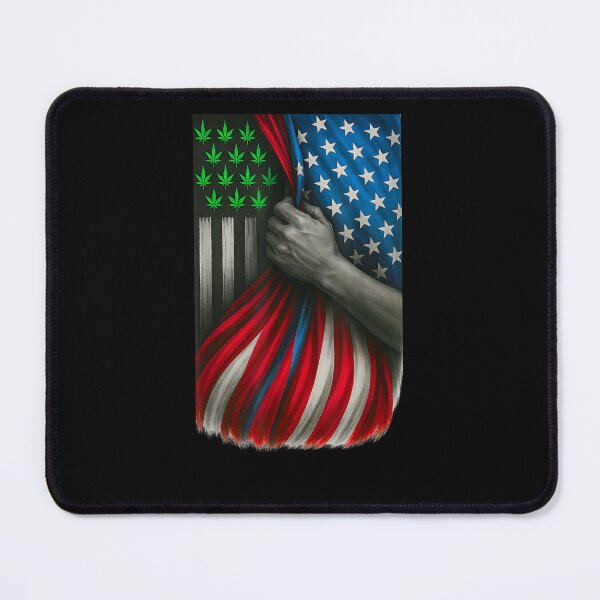 Item preview, Weed American Flag 4th Of July Funny Weed Lover Patriotic designed and sold by Juan Pedro Matta.