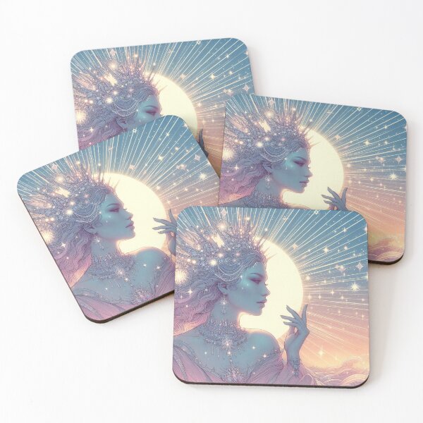 Item preview, Beautiful Fantasy Queen in Sun - Pastel Illustration designed and sold by AD-Digital-Art.