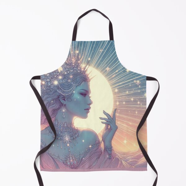Item preview, Beautiful Fantasy Queen in Sun - Pastel Illustration designed and sold by AD-Digital-Art.