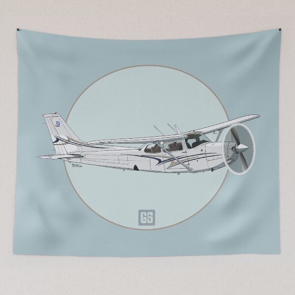 Item preview, Cessna 172 RG Digital Aviation Art Illustration (No Registration) designed and sold by GeraldSmithArt.