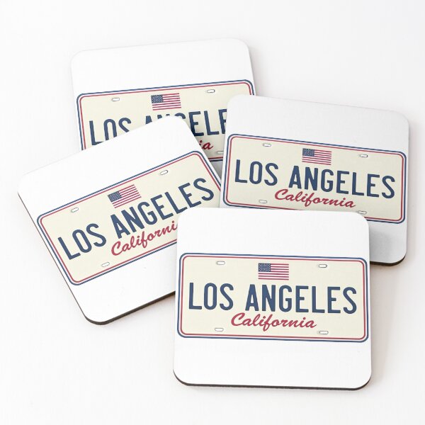 Item preview, Los Angeles License Plate designed and sold by lea-lani.