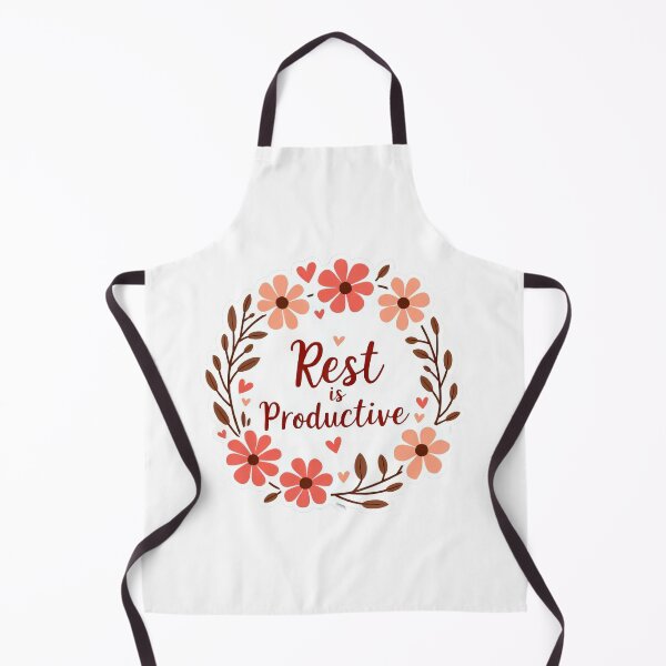 Item preview, Rest Is Productive Sticker – Self-Care Mental Health Floral Art designed and sold by Pixel Playground.
