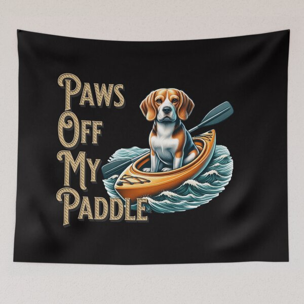 Item preview, Funny Kayak Dog Unisex Tee, Paddle Enthusiast Gift, Outdoor Adventure Shirt, Kayak Lover Top, Dog Paw Design Shirt, Kayaking Fan Gift designed and sold by Orens POD.