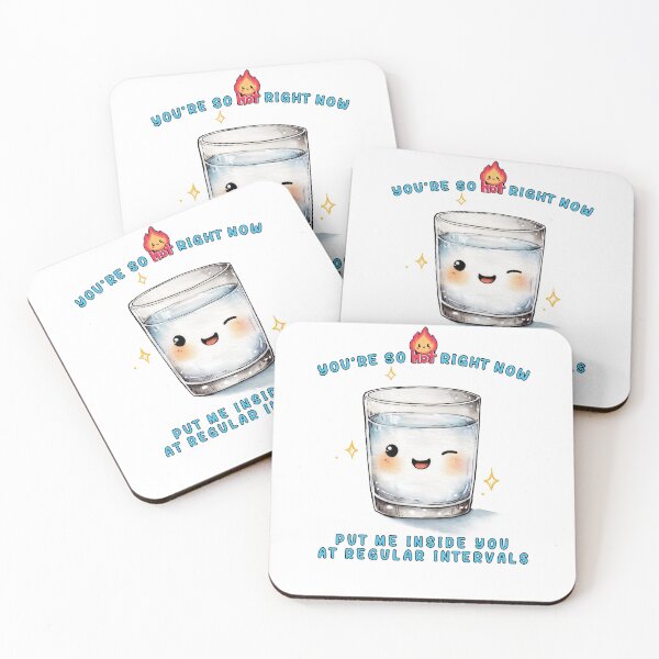 Item preview, Stay Hydrated - Innocent Glass of Water designed and sold by CMFAstudio.