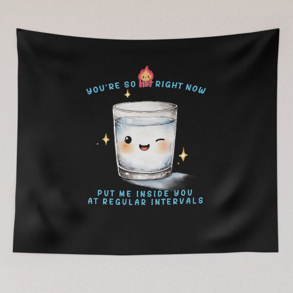 Item preview, Stay Hydrated - Innocent Glass of Water designed and sold by CMFAstudio.