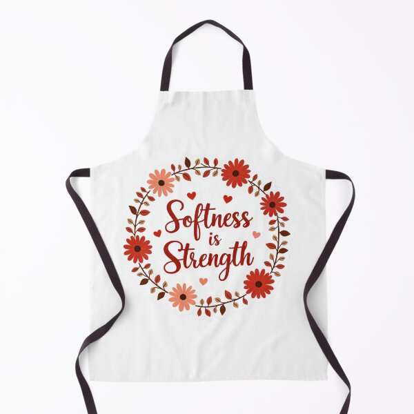 Item preview, Softness Is Strength Sticker – Feminist Floral Affirmation Quote designed and sold by Pixel Playground.