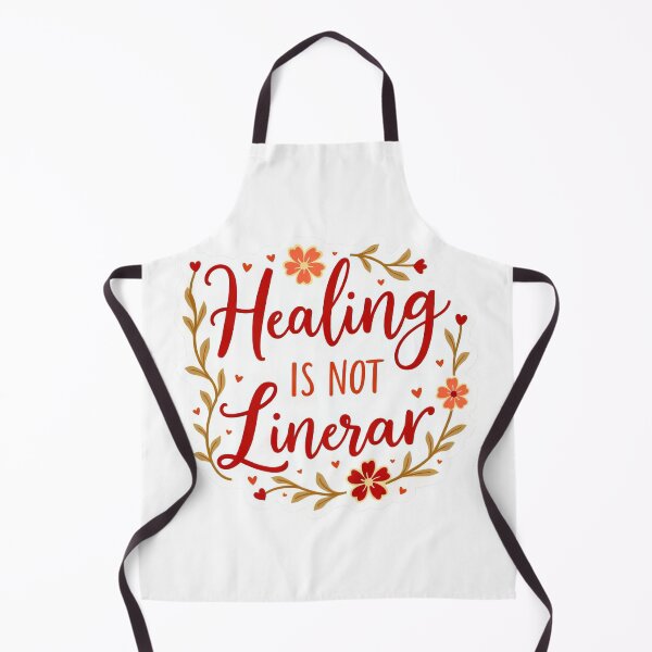 Item preview, Healing Is Not Linear Sticker – Encouragement for Mental Health & Growth designed and sold by Pixel Playground.