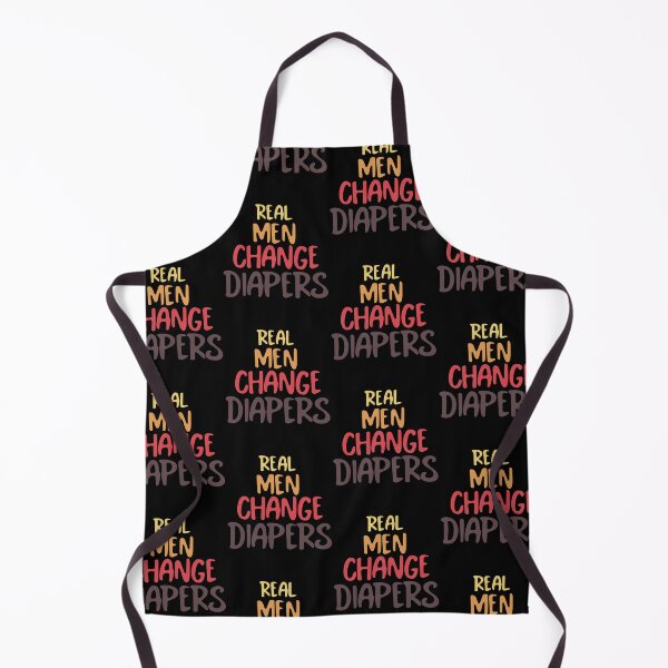 Item preview, Real Men Change Diapers, Funny Father's Day Dad Joke designed and sold by celcino-studio.