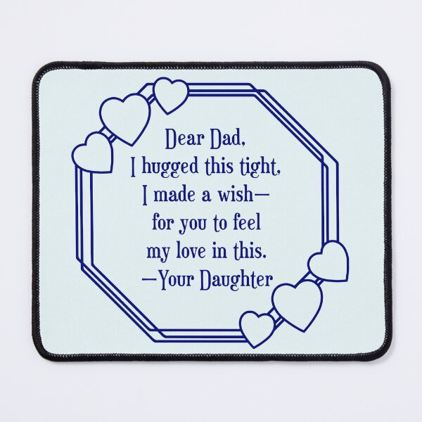 Item preview, Poem from Daughter to Dad - I hugged this designed and sold by EmeraldeaArt.