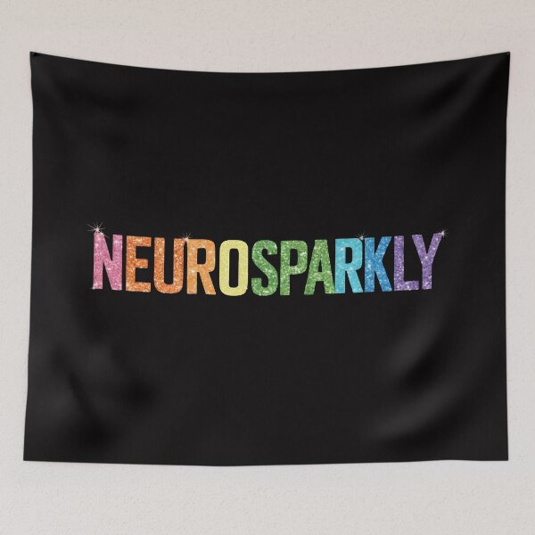Item preview, ?✨ NEUROSPARKLY Rainbow Tee ✨ Shine Bright for the Spectrum ? Celebrate Neurodiversity & Sparkle with Pride ? designed and sold by Brian Hibbs.