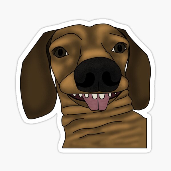 Item preview, Sausage Dog Smiling  designed and sold by littlebala.