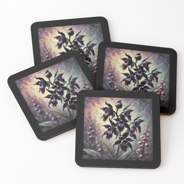 Item preview, Black Orchid Catasetum Fredclarkeara After Dark Black v4 designed and sold by Helios Be. Lavsh.