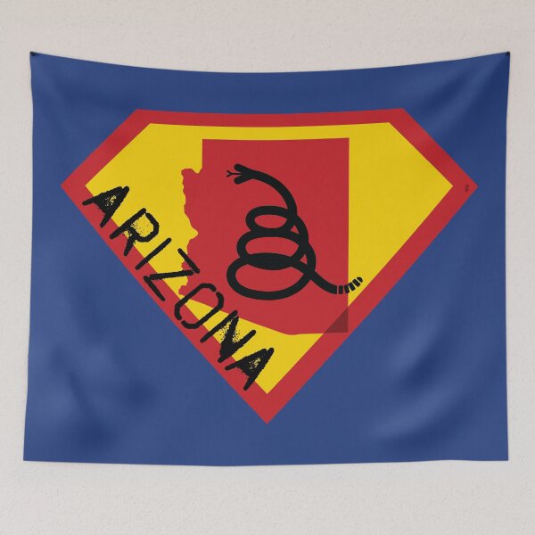 Item preview, ARIZONAN SHIELD - Freedom Is The Superpower - Modern Gadsden Snake Flag - Dont Tread On Me SUPERHERO ARIZONA spellout design designed and sold by pelagio.