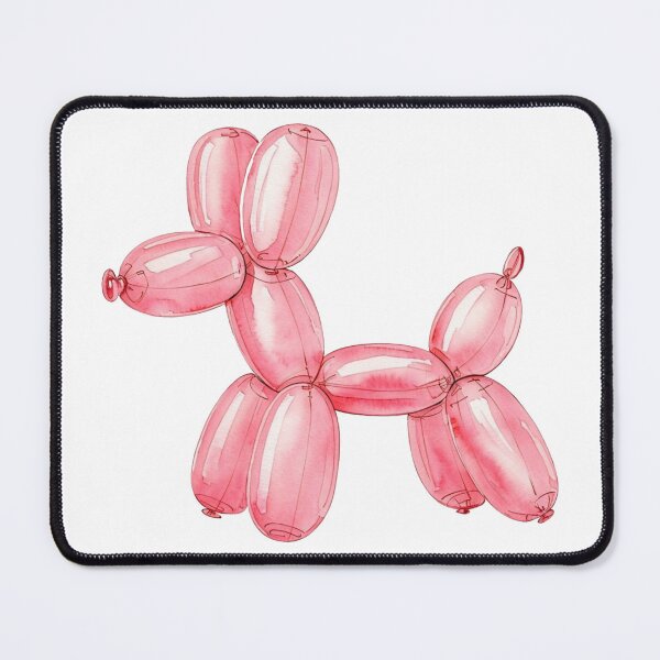 Item preview, Watercolor Balloon Dog Pink designed and sold by lea-lani.