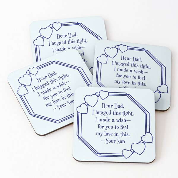Item preview, Poem from Son to Dad - I hugged this designed and sold by EmeraldeaArt.