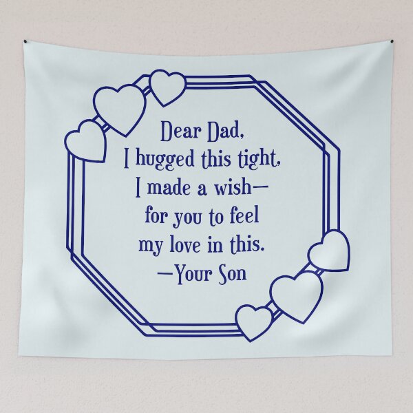Item preview, Poem from Son to Dad - I hugged this designed and sold by EmeraldeaArt.