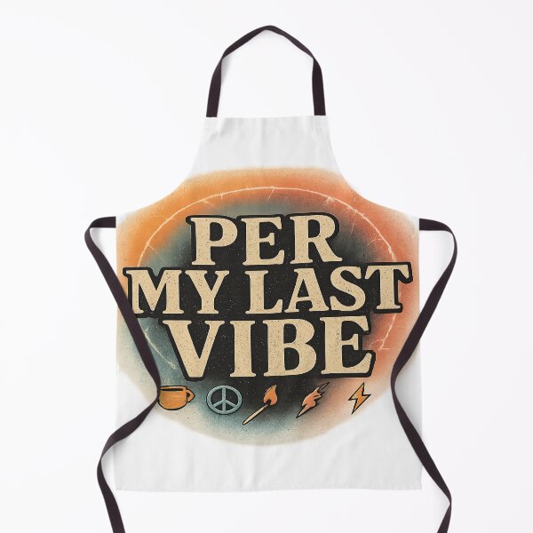 Item preview, Per My Last Vibe – Retro Aura Burnout Shirt designed and sold by POD DYNASTY | Original Print On Demand T-Shirt Graphics.