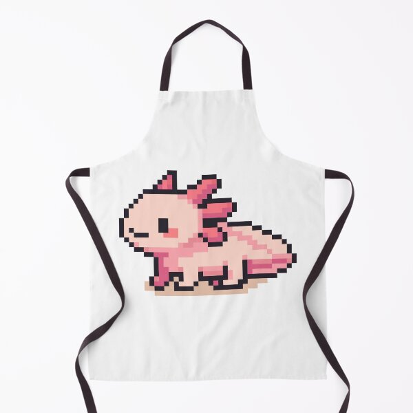 Item preview, Tiny Pixel Axolotl – Pink Curious Crawler designed and sold by retro_pixel.