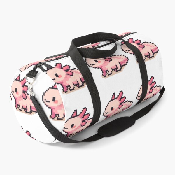 Item preview, Tiny Pixel Axolotl – Pink Curious Crawler designed and sold by retro_pixel.