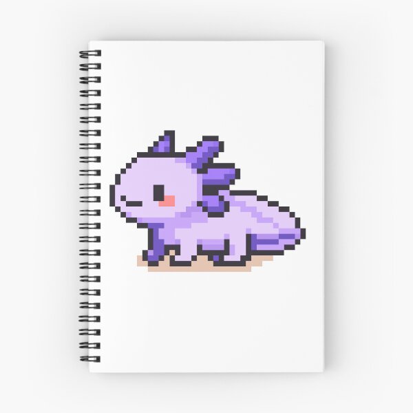 Item preview, Tiny Pixel Axolotl – Lavender Curious Crawler designed and sold by retro_pixel.