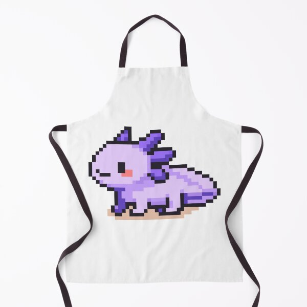 Item preview, Tiny Pixel Axolotl – Lavender Curious Crawler designed and sold by retro_pixel.
