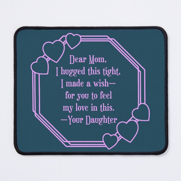Item preview, Poem from Daughter to Mom - I hugged this designed and sold by EmeraldeaArt.