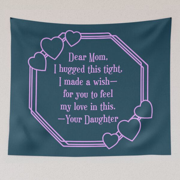 Item preview, Poem from Daughter to Mom - I hugged this designed and sold by EmeraldeaArt.